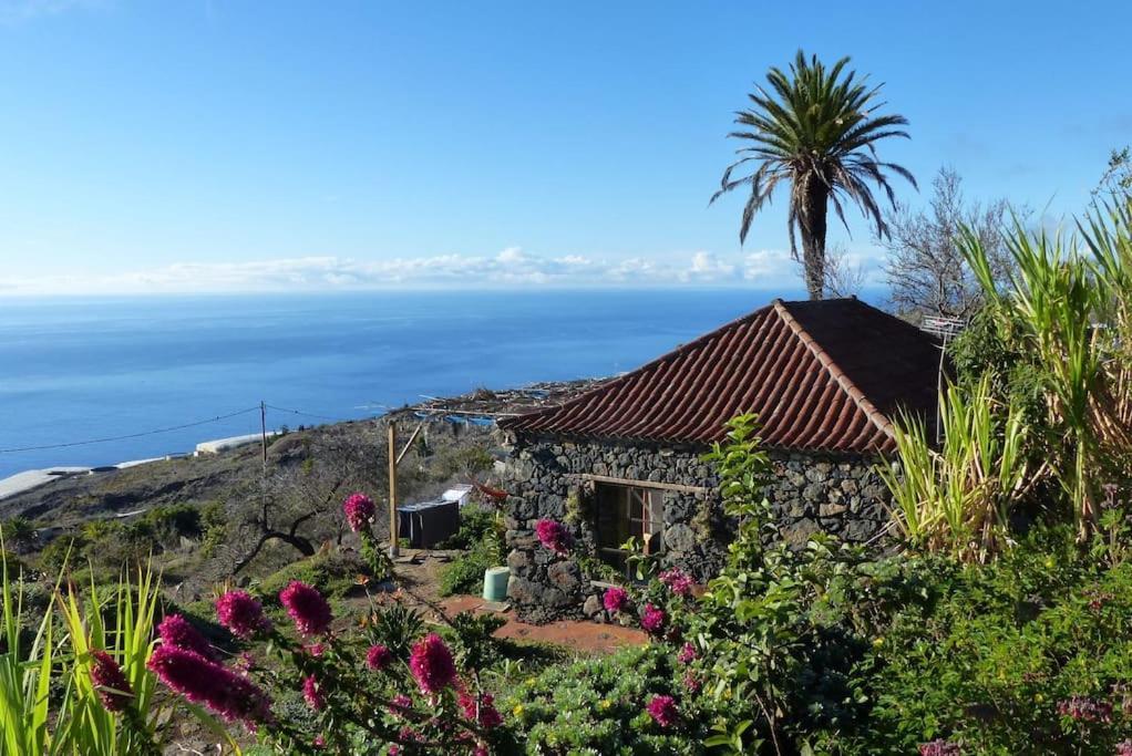 Casita En El Campo Con Vista Al Oceano Villa Tijarafe Eksteriør billede