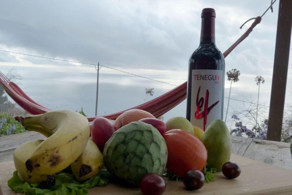 Casita En El Campo Con Vista Al Oceano Villa Tijarafe Eksteriør billede