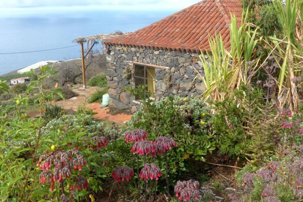 Casita En El Campo Con Vista Al Oceano Villa Tijarafe Eksteriør billede