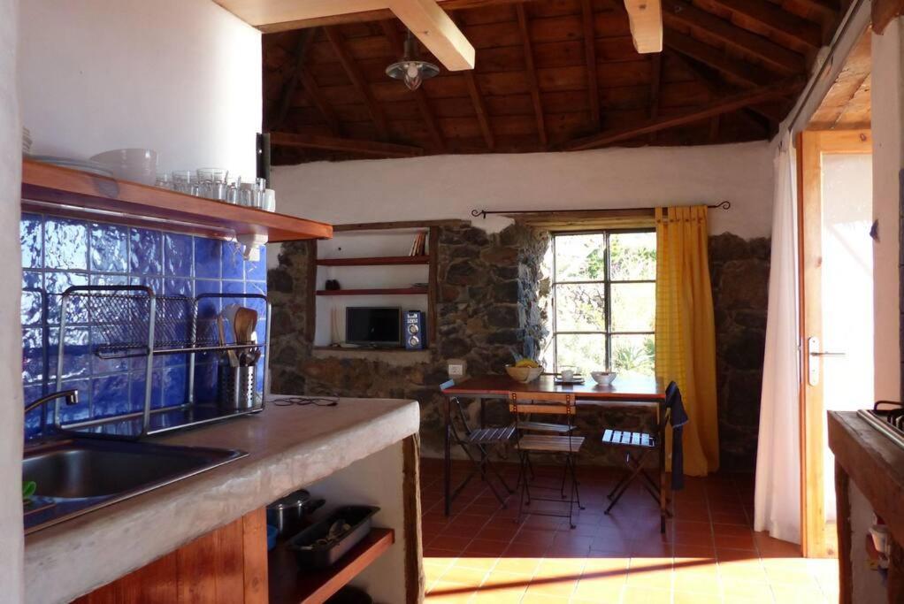 Casita En El Campo Con Vista Al Oceano Villa Tijarafe Eksteriør billede