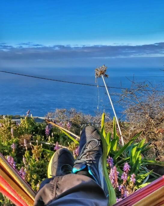Casita En El Campo Con Vista Al Oceano Villa Tijarafe Eksteriør billede